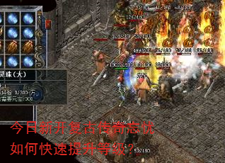 今日新开复古传奇忘忧如何快速提升等级? 今日新开复古传奇忘忧如何快速提升等级?
