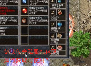 剑侠传奇私服礼包码如何获取与使用? 剑侠传奇私服礼包码如何获取与使用?