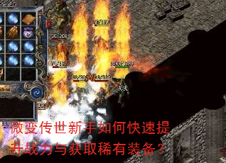 微变传世新手如何快速提升战力与获取稀有装备? 微变传世新手如何快速提升战力与获取稀有装备?