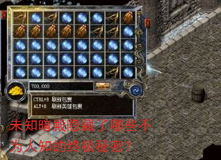 未知暗殿隐藏了哪些不为人知的终极秘密? 未知暗殿隐藏了哪些不为人知的终极秘密?